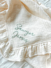 Load image into Gallery viewer, Hand Embroidered Swaddles
